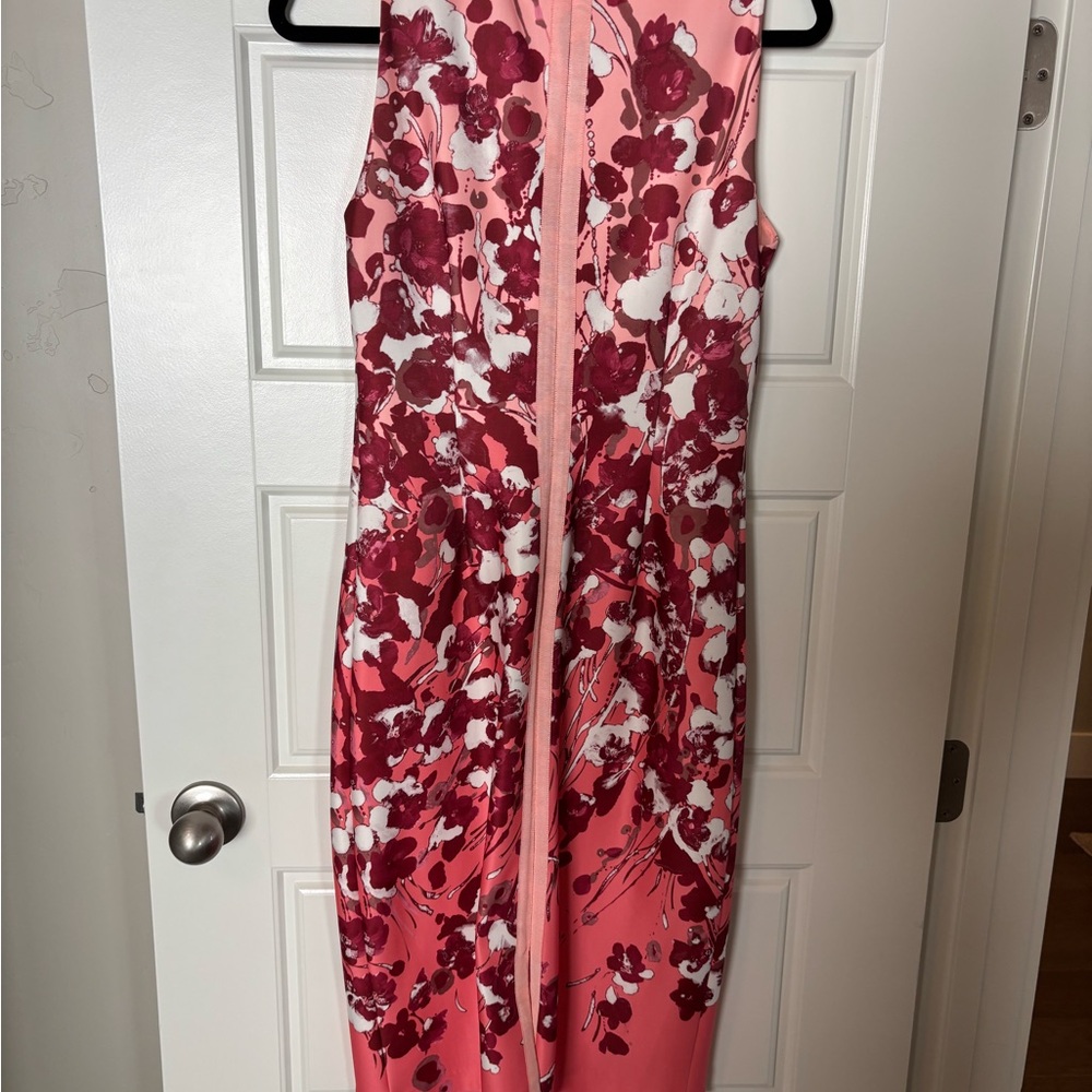 WHBM Floral Pink Sleeveless Sheath Dress - Picture 5 of 5